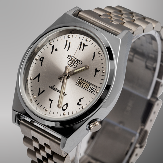 Seiko 5 Arabic Dial Champagne