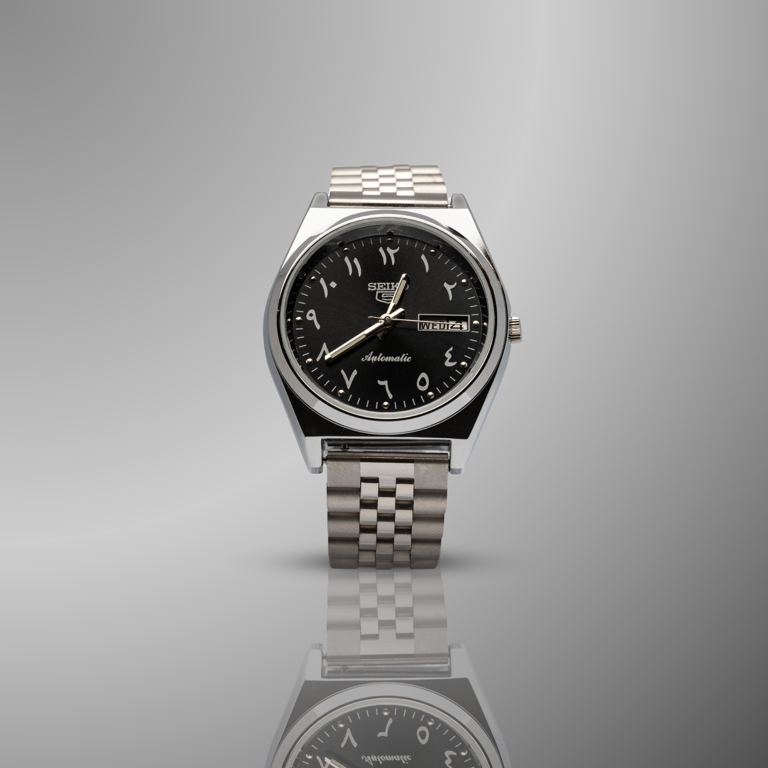 Seiko 5 Arabic Dial Onyx