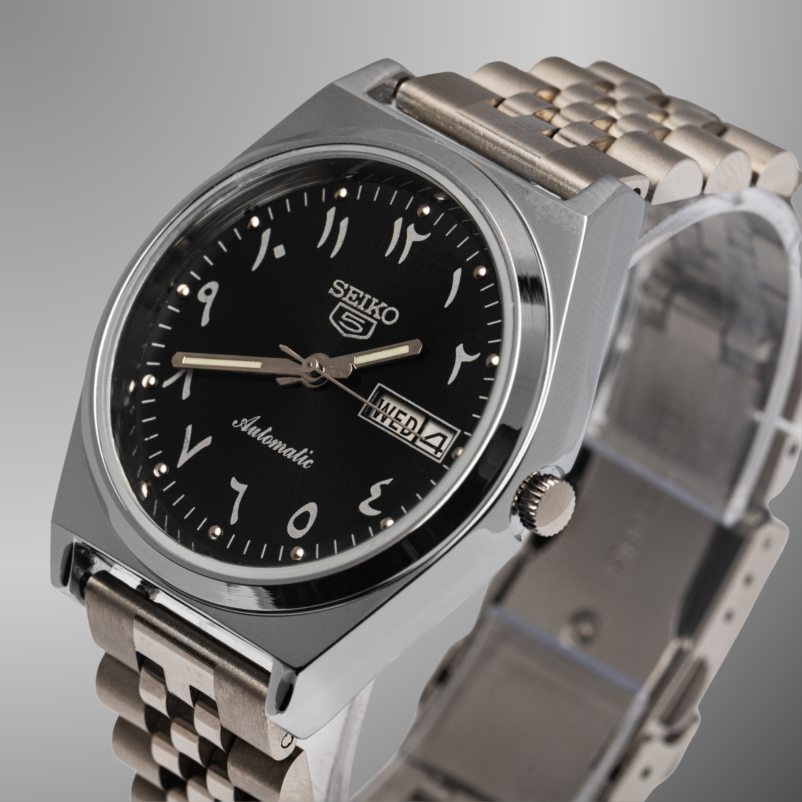 Seiko 5 Arabic Dial Onyx