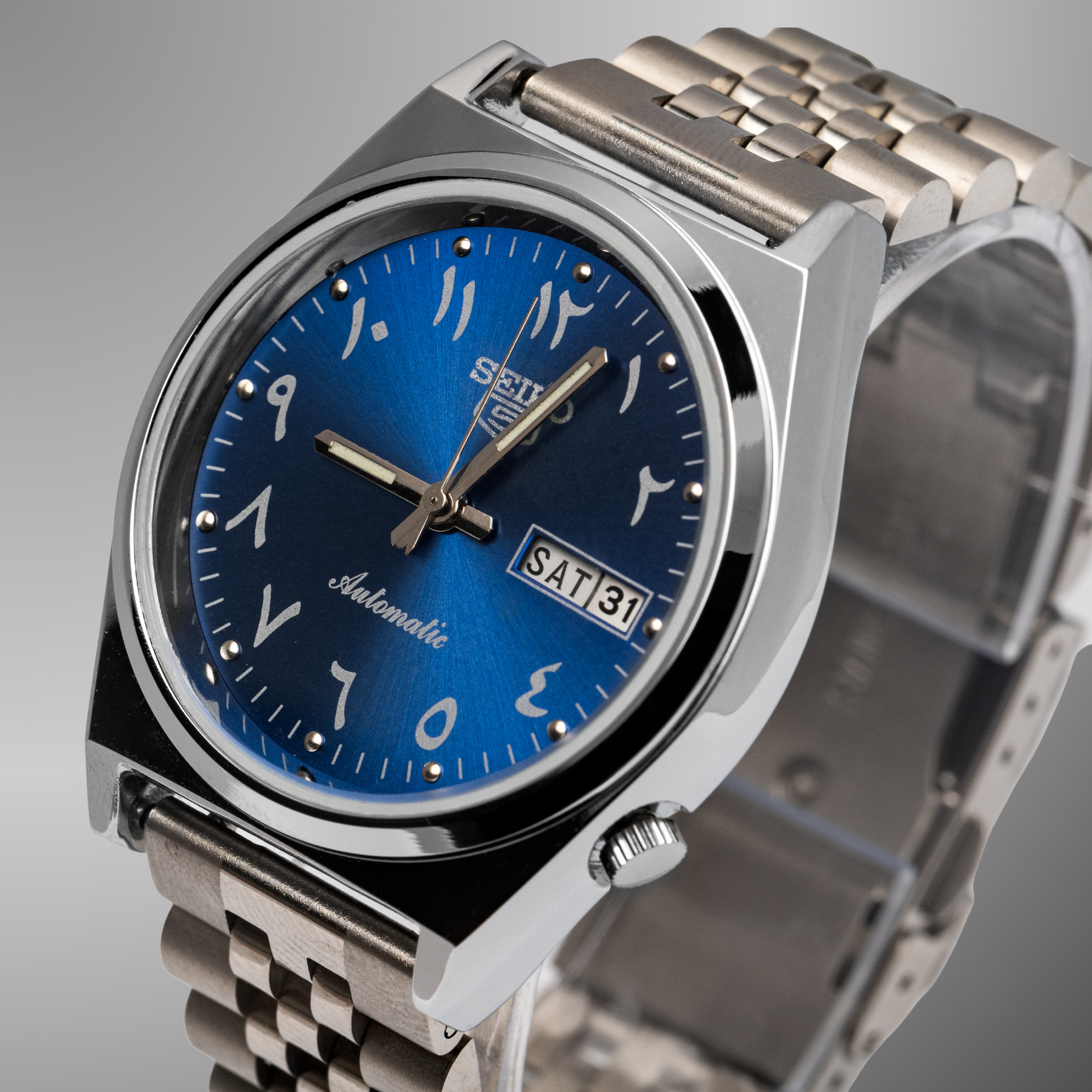 Seiko 5 Arabic Dial Ocean Blue